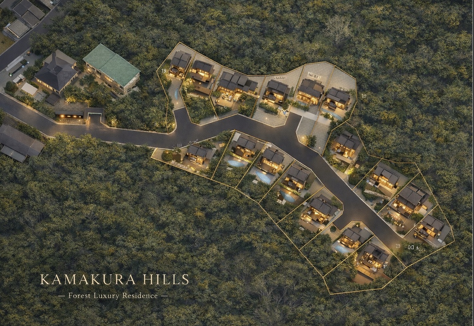 KAMAKURA HILLS 全体区画図